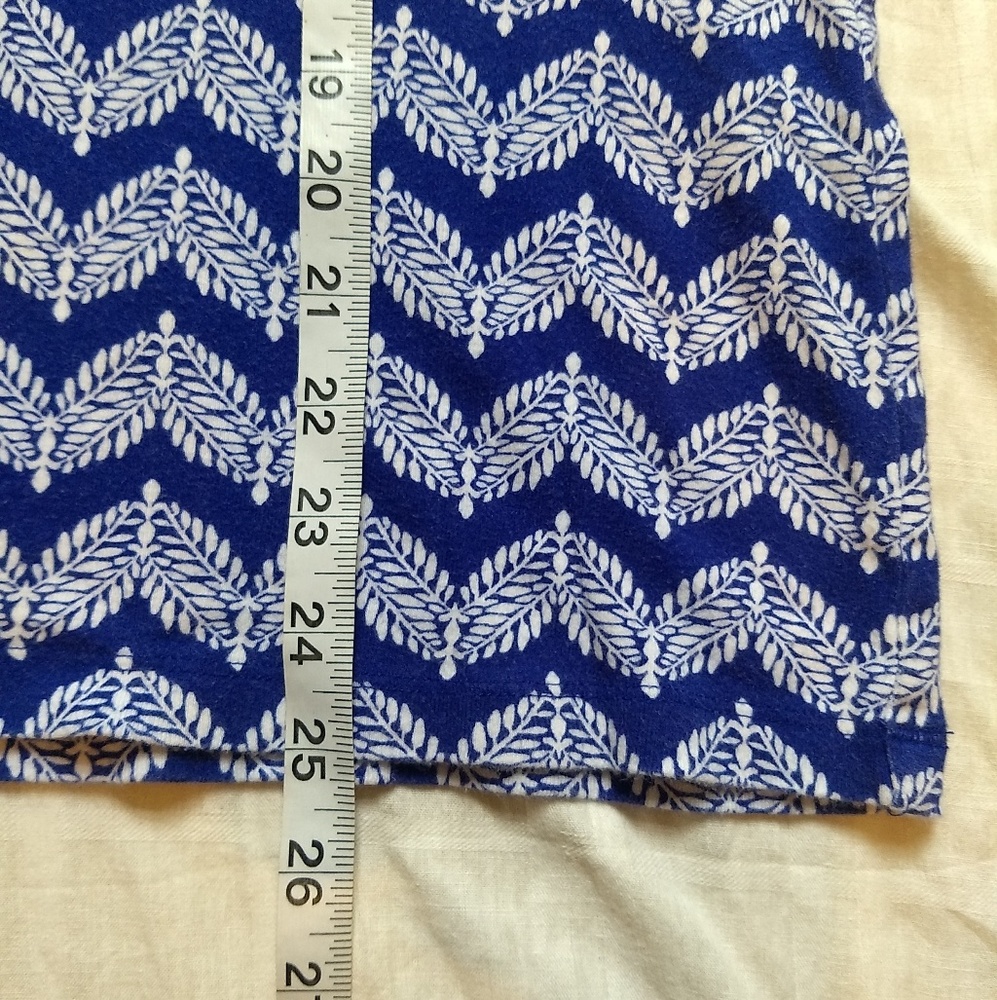 St John's Bay Shirt Size XL Chevron Leaves Print - Picture 4 of 8